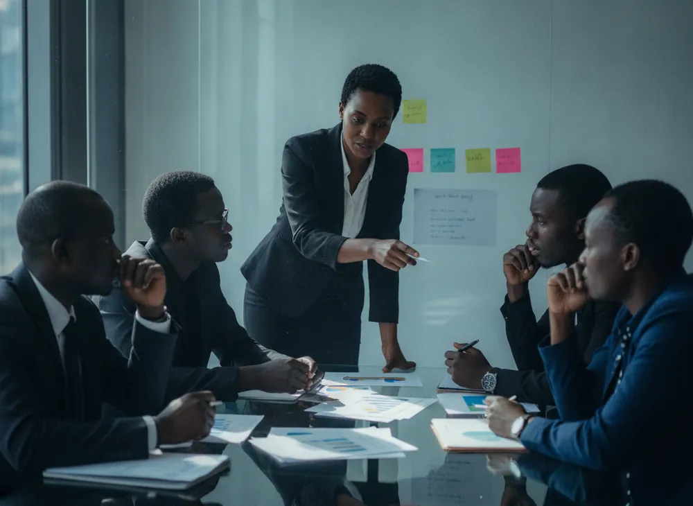 Consulting engagement with client leadership